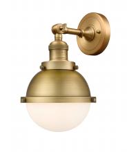  203-BB-HFS-61-BB - Hampden - 1 Light - 7 inch - Brushed Brass - Sconce