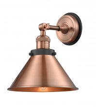  203BP-ACBK-M10-AC - Briarcliff - 1 Light - 10 inch - Antique Copper - Sconce