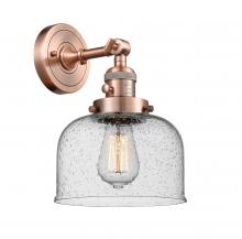  203SW-AC-G74 - Bell - 1 Light - 8 inch - Antique Copper - Sconce