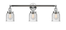  205-PC-G54 - Bell - 3 Light - 30 inch - Polished Chrome - Bath Vanity Light