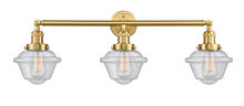  205-SG-G534 - Oxford - 3 Light - 34 inch - Satin Gold - Bath Vanity Light