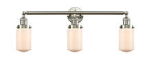  205-SN-G311 - Dover - 3 Light - 31 inch - Brushed Satin Nickel - Bath Vanity Light