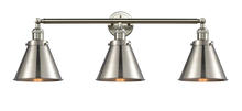  205-SN-M13-SN - Appalachian - 3 Light - 32 inch - Brushed Satin Nickel - Bath Vanity Light