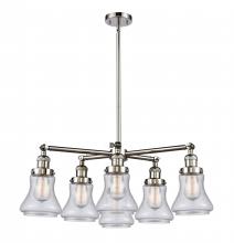  207-6CR-PN-G194 - Bellmont 6 Light Chandelier