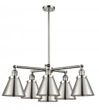  207-6CR-PN-M13-PN - Appalachian 6 Light Chandelier