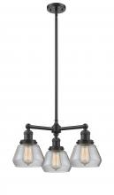 Innovations Lighting 207-OB-G172-LED - Fulton - 3 Light - 22 inch - Oil Rubbed Bronze - Stem Hung - Chandelier