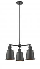 Innovations Lighting 207-OB-M9-OB-LED - Addison - 3 Light - 19 inch - Oil Rubbed Bronze - Stem Hung - Chandelier