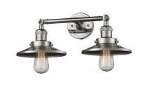  208-PN-M1 - Railroad - 2 Light - 18 inch - Polished Nickel - Bath Vanity Light