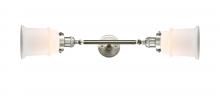  208L-SN-G181 - Canton - 2 Light - 6 inch - Brushed Satin Nickel - Bath Vanity Light