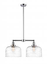 Innovations Lighting 209-PC-G713-L - Bell - 2 Light - 21 inch - Polished Chrome - Stem Hung - Island Light