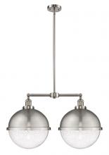  209-SN-HFS-124-SN - Hampden - 2 Light - 18 inch - Brushed Satin Nickel - Stem Hung - Island Light