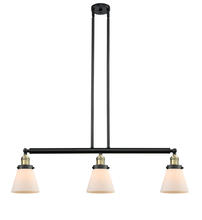 Innovations Lighting 213-BAB-G61 - Cone - 3 Light - 39 inch - Black Antique Brass - Stem Hung - Island Light