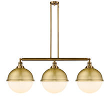  213-BB-HFS-121-BB - Hampden - 3 Light - 45 inch - Brushed Brass - Stem Hung - Island Light