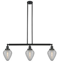  213-BK-G165 - Geneseo - 3 Light - 38 inch - Matte Black - Stem Hung - Island Light