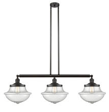  213-OB-G544 - Oxford - 3 Light - 42 inch - Oil Rubbed Bronze - Stem Hung - Island Light