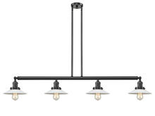 Innovations Lighting 214-OB-G1 - Halophane - 4 Light - 53 inch - Oil Rubbed Bronze - Stem Hung - Island Light