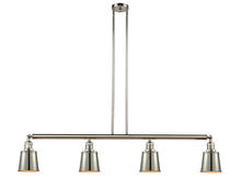  214-PN-M9 - Addison - 4 Light - 50 inch - Polished Nickel - Stem Hung - Island Light