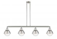  214-SN-HFS-64-SN - Hampden - 4 Light - 52 inch - Brushed Satin Nickel - Stem Hung - Island Light