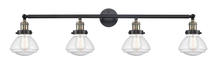  215-BAB-G324 - Olean - 4 Light - 43 inch - Black Antique Brass - Bath Vanity Light