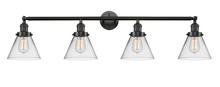 Innovations Lighting 215-OB-G42 - Cone - 4 Light - 44 inch - Oil Rubbed Bronze - Bath Vanity Light