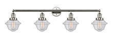  215-PN-G534 - Oxford - 4 Light - 46 inch - Polished Nickel - Bath Vanity Light