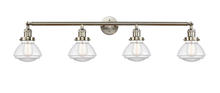  215-SN-G322 - Olean - 4 Light - 43 inch - Brushed Satin Nickel - Bath Vanity Light