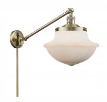  237-AB-G541 - Oxford - 1 Light - 12 inch - Antique Brass - Swing Arm