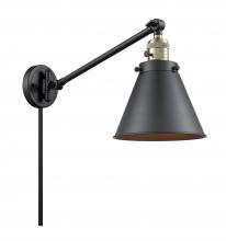  237-BAB-M13-BK - Appalachian - 1 Light - 8 inch - Black Antique Brass - Swing Arm