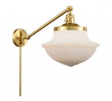  237-SG-G541 - Oxford - 1 Light - 12 inch - Satin Gold - Swing Arm