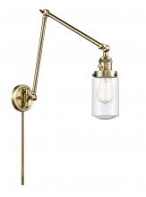  238-AB-G314 - Dover - 1 Light - 5 inch - Antique Brass - Swing Arm