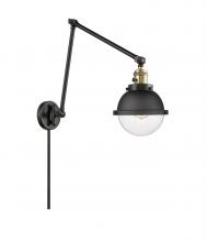  238-BAB-HFS-62-BK-LED - Hampden - 1 Light - 7 inch - Black Antique Brass - Swing Arm