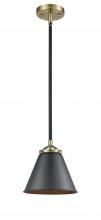  284-1S-BAB-M13-BK - Appalachian - 1 Light - 8 inch - Black Antique Brass - Cord hung - Mini Pendant