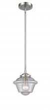  284-1S-SN-G534 - Oxford - 1 Light - 8 inch - Brushed Satin Nickel - Cord hung - Mini Pendant