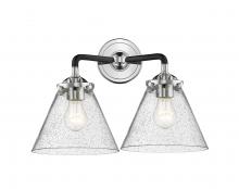  284-2W-BPN-G44 - Cone - 2 Light - 16 inch - Black Polished Nickel - Bath Vanity Light