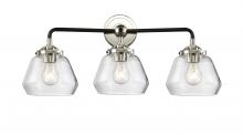  284-3W-BPN-G172 - Fulton - 3 Light - 25 inch - Black Polished Nickel - Bath Vanity Light