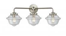  284-3W-SN-G532 - Oxford - 3 Light - 26 inch - Brushed Satin Nickel - Bath Vanity Light