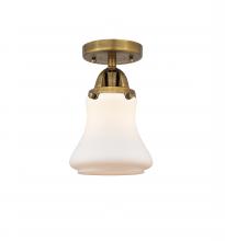  288-1C-BB-G191 - Bellmont - 1 Light - 6 inch - Brushed Brass - Semi-Flush Mount