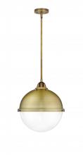  288-1S-BB-HFS-122-BB - Hampden - 1 Light - 13 inch - Brushed Brass - Cord hung - Pendant