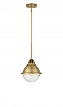  288-1S-BB-HFS-64-BB - Hampden - 1 Light - 7 inch - Brushed Brass - Cord hung - Mini Pendant