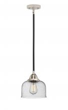  288-1S-BPN-G74 - Bell - 1 Light - 8 inch - Black Polished Nickel - Cord hung - Mini Pendant