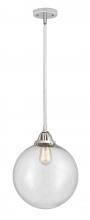  288-1S-PC-G204-12 - Beacon - 1 Light - 12 inch - Polished Chrome - Cord hung - Mini Pendant