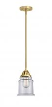  288-1S-SG-G182 - Canton - 1 Light - 6 inch - Satin Gold - Cord hung - Mini Pendant