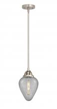  288-1S-SN-G165 - Geneseo - 1 Light - 7 inch - Brushed Satin Nickel - Cord hung - Mini Pendant