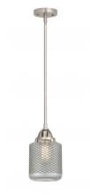  288-1S-SN-G262 - Stanton - 1 Light - 6 inch - Brushed Satin Nickel - Cord hung - Mini Pendant