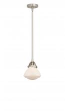  288-1S-SN-G321 - Olean - 1 Light - 7 inch - Brushed Satin Nickel - Cord hung - Mini Pendant