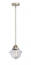  288-1S-SN-G532 - Oxford - 1 Light - 8 inch - Brushed Satin Nickel - Cord hung - Mini Pendant