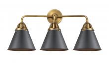  288-3W-BB-M13-BK - Appalachian - 3 Light - 26 inch - Brushed Brass - Bath Vanity Light