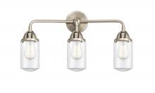  288-3W-SN-G312 - Dover - 3 Light - 23 inch - Brushed Satin Nickel - Bath Vanity Light