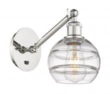  317-1W-PN-G556-6CL - Rochester - 1 Light - 6 inch - Polished Nickel - Sconce