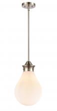  414-1S-SN-10W - Genesis - 1 Light - 10 inch - Satin Nickel - Cord hung - Mini Pendant